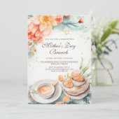 Einladung zum Brunch mit der Mutter und der Mutter (Stehend Vorderseite)