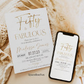 Einladung zum Brunch zum 50. Geburtstag