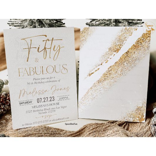 Einladung zum Brunch zum 50. Geburtstag