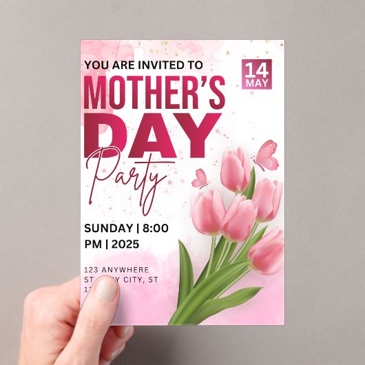 Einladung zum Brunch zum Muttertag (Insitu (Handheld))