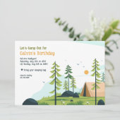 Einladung zum Camping (Stehend Vorderseite)