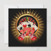 Einladung zum Casino (Vorderseite)