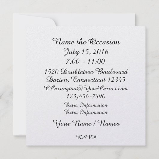 Einladung zum Casino (Rückseite)