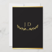 Einladung zum Casino Abend | Poker Geburtstagsfeie (Rückseite)