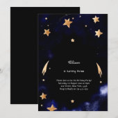 Einladung zum Celestial Geburtstag (Vorne/Hinten)