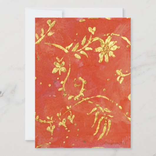 Einladung zum Chinoiserie-Jubiläum (Vorderseite)