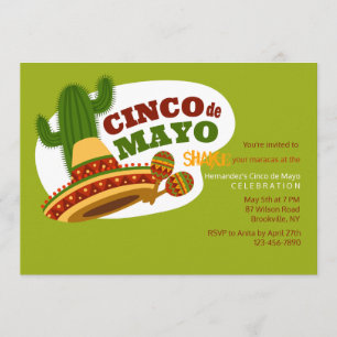 Einladung zum Cinco de Mayo Tag