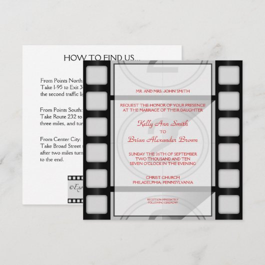 Einladung zum Cinema Square (Vorne/Hinten)