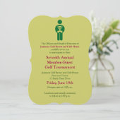 Einladung zum Corporate Golf Turnier (Stehend Vorderseite)