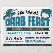 Einladung zum Crab Fest (Vorne/Hinten)
