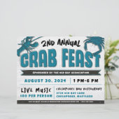 Einladung zum Crab Fest (Stehend Vorderseite)