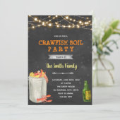 Einladung zum Crawfish-Kochen im Garten (Stehend Vorderseite)