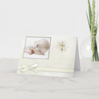 Einladung zum Cream Christening Foto