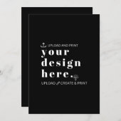 Einladung zum Design-Upload 5" x 7" (Vorne/Hinten)