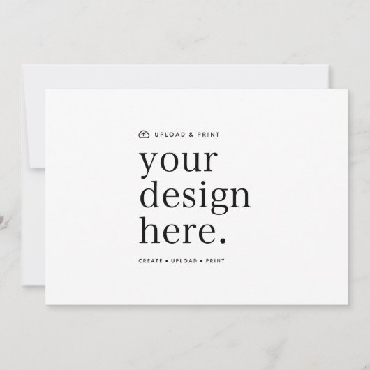 Einladung zum Design-Upload 5" x 7" (Vorderseite)