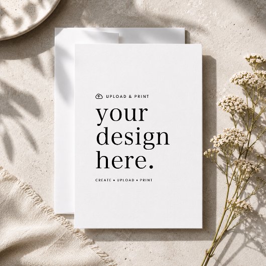 Einladung zum Design-Upload 5" x 7"