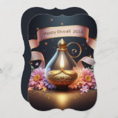 Einladung zum Diwali Festival (Vorne/Hinten)