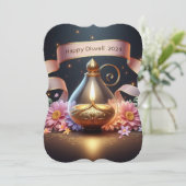 Einladung zum Diwali Festival (Stehend Vorderseite)