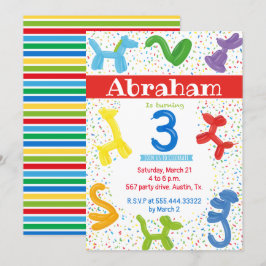 Einladung zum dritten Geburtstag