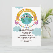 Einladung zum Earth Day Festival (Stehend Vorderseite)
