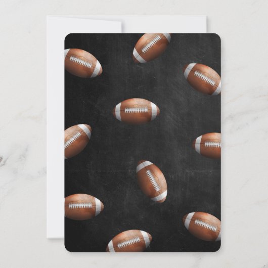 Einladung zum Editable Football (Rückseite)