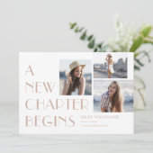 Einladung zum Editierbaren Abschluss von Kapiteln (Stehend Vorderseite)