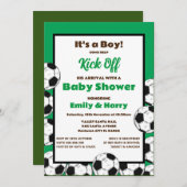 Einladung zum Editierbaren Fußball (Vorne/Hinten)