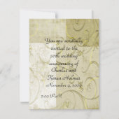 Einladung zum eleganten Jubiläum (Vorderseite)