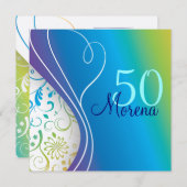 Einladung zum eleganten Platz (Vorne/Hinten)