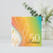 Einladung zum eleganten Platz (Stehend Vorderseite)