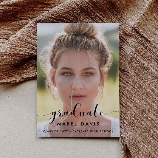 Einladung zum eleganten und schicken Abschluss Fot