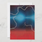 Einladung zum elektronischen Donner-Halloween-Part (Rückseite)