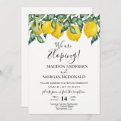 Einladung zum Empfang Lemons (Vorne/Hinten)