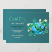 Einladung zum Erdtagsfest (Vorne/Hinten)