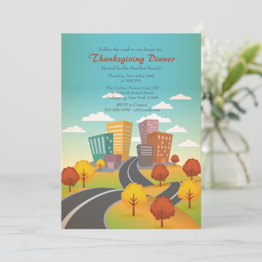 Einladung zum Erntedank (Stehend Vorderseite)