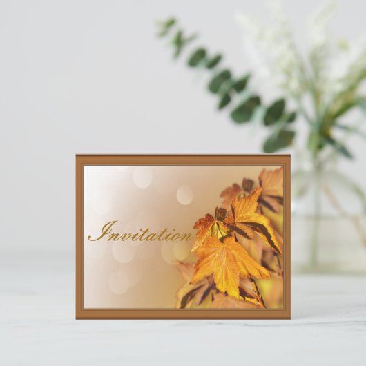 Einladung zum Erntedank (Stehend Vorderseite)