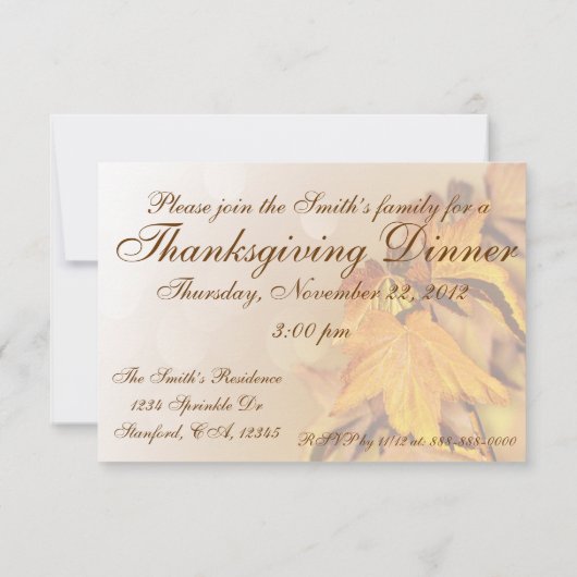 Einladung zum Erntedank (Rückseite)