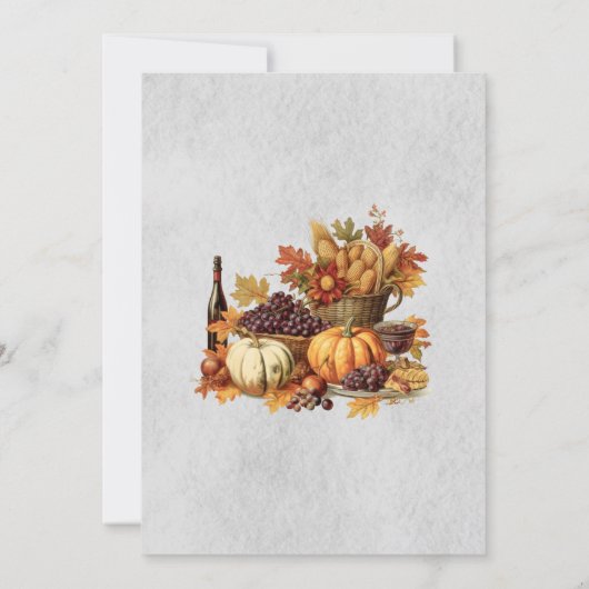 Einladung zum Erntedank Fest (Rückseite)