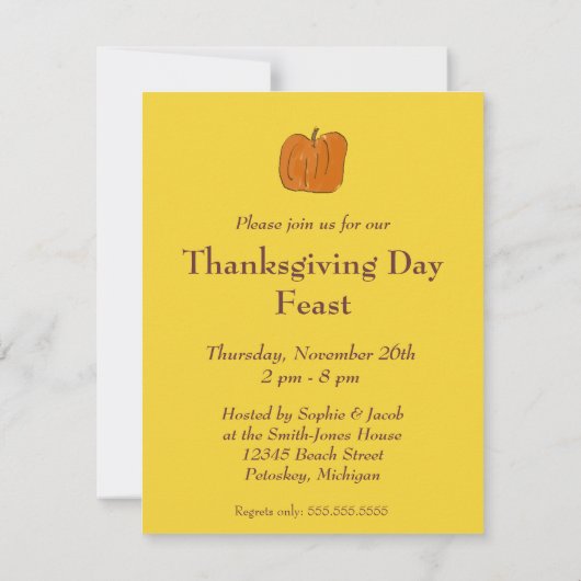 Einladung zum Erntedank - Pilgerangebot (Rückseite)