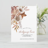 Einladung zum Erntedank von Rostflora im Herbst (Stehend Vorderseite)