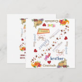 Einladung zum Erntedankfest (Vorne/Hinten)