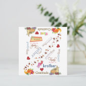 Einladung zum Erntedankfest (Stehend Vorderseite)