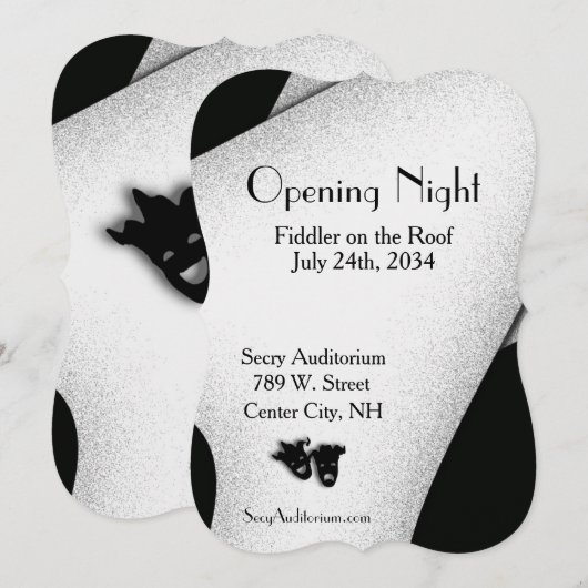 Einladung zum Eröffnungsabend (Vorne/Hinten)