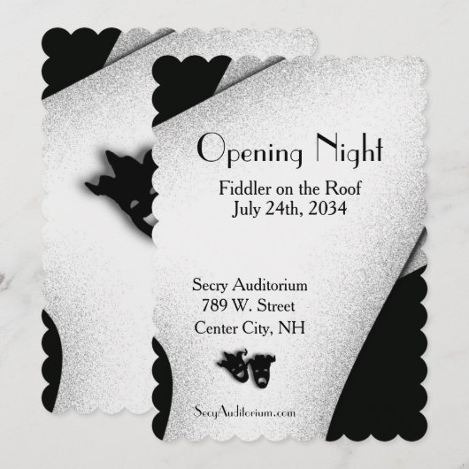 Einladung zum Eröffnungsabend (Vorne/Hinten)