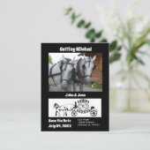 Einladung zum Erste-Hilfe-Foto für Pferdewagen (Stehend Vorderseite)