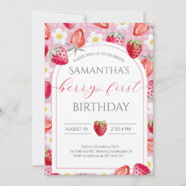 Einladung zum ersten 1. Geburtstag von Berry