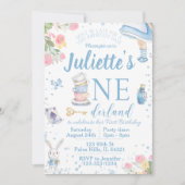 Einladung zum ersten Alice im Wunderland (Vorderseite)