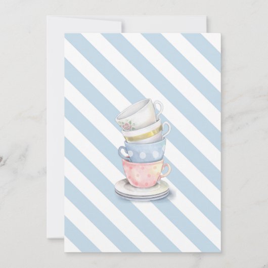 Einladung zum ersten Alice im Wunderland (Rückseite)