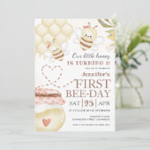 Einladung zum ersten Bienentag (Stehend Vorderseite)