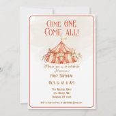 Einladung zum ersten Geburtstag (Vorderseite)